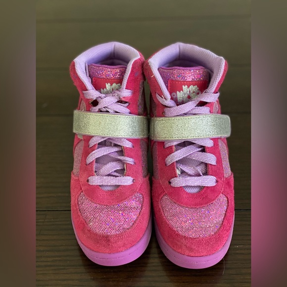 Skechers Girls Hyde Hytop Plus 2 Sneaker Wedges Shoes - Picture 5 of 8